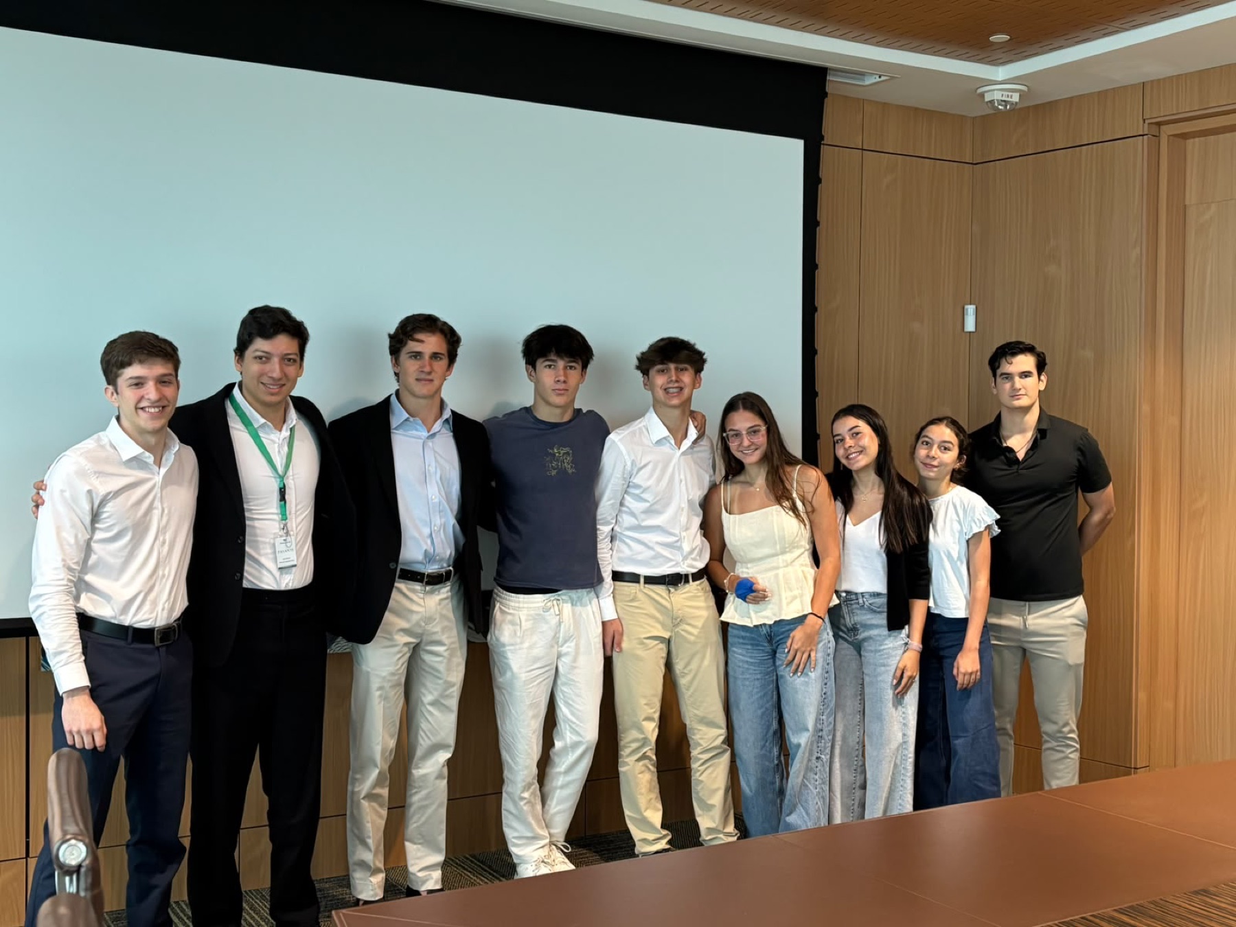 The PSYI team after a financial education event
